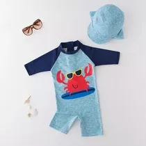 Comprar Ropa De Baño Modelo Cangrejo Bebe Niños