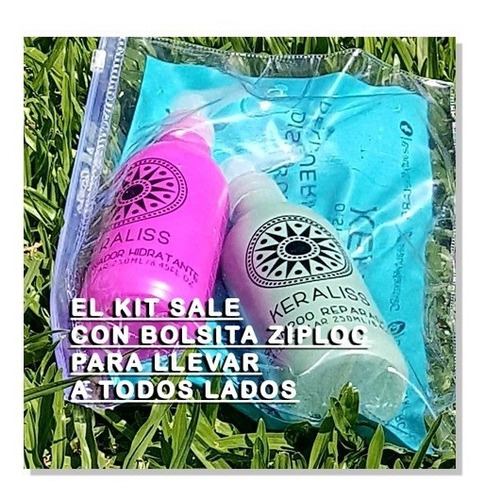 Imagen 2 de 5 de Keraliss Kit Shampoo Rep + Acondicionador Hidratante 250 Ml