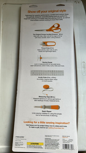 Fiskars Sewing Essentials Set Importado 6 Artículos
