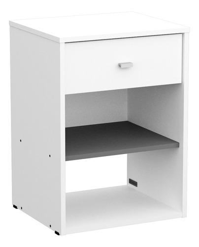 Imagen 2 de 7 de Mesa De Luz Milenial 1 Cajón Dormitorio Juvenil