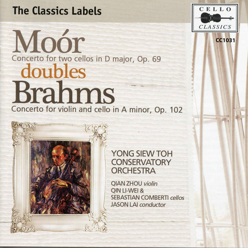 Brahms//moor/li-wei/lai Moor Dobla El Cd De Brahms
