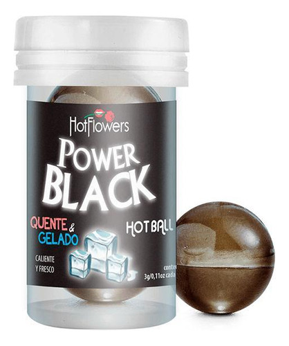 Bolinhas Explosivas Quente E Gelado Hot Ball Power Black