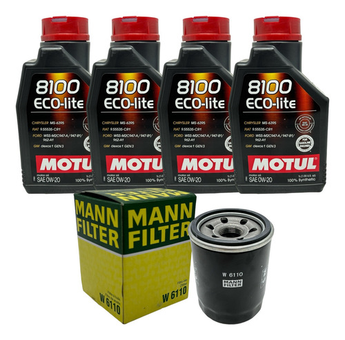 Kit Troca Óleo 0w20 Honda Hr-v 1.5 Turbo Touring Advance Exl