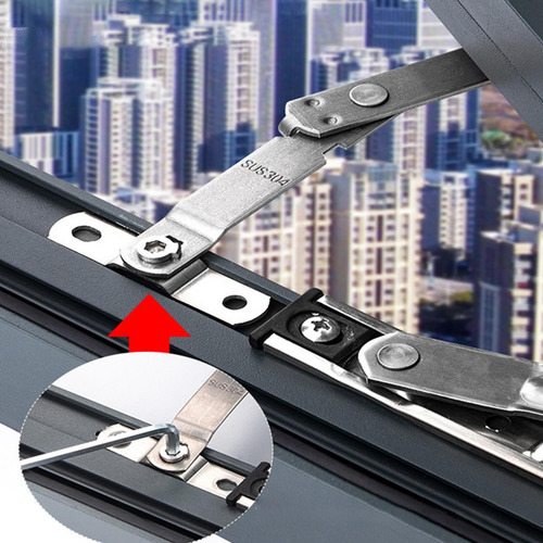 5 Cerradura De Marco Para Ventana, Restrictor 15,6 Cm X 13