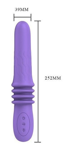 Vibrador Com Movimento Sobe E Desce Vai E Vem Recarregável