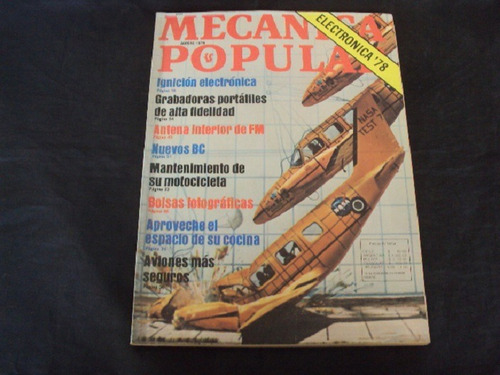 Revista Mecanica Popular (agos 1978) Aviones Mas Seguros
