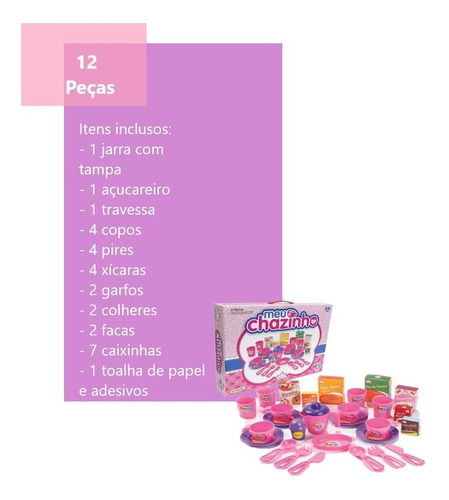 Brincadeira De Imaginação Crianças Meu Chá Com Jantarzinho