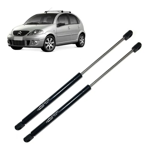 comprar Par Amortecedor Tampa Traseira Porta Malas Citroen C3 2003 2004 2005 2006 2007 2008 2009 2010 2011