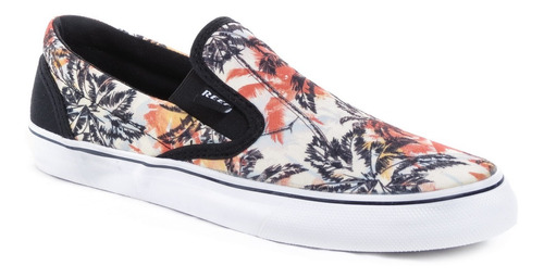 Zapatillas Panchas Reef Flasmob Slip On Lona Hombre Importad