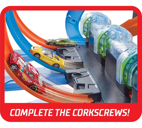 Juego De Pista De Autos Hot Wheels Choque En Espiral 1:64