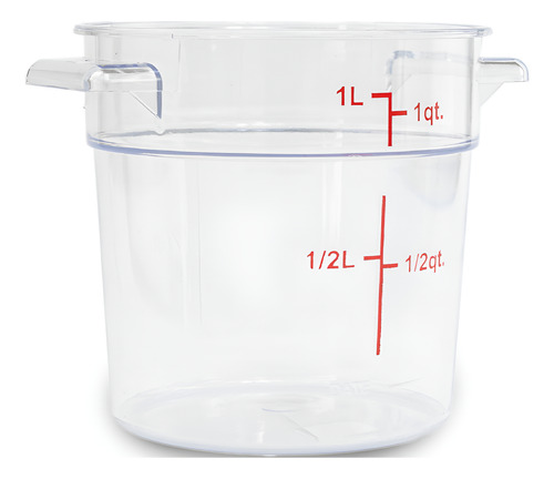 Recipiente Policarbonato Redondo 1qt Caledonia Repore-1