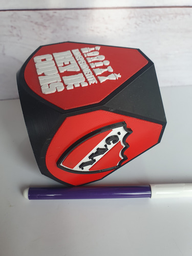 Lapicero Logo Independiente 3d. Porta Lápiz Rojo Independien