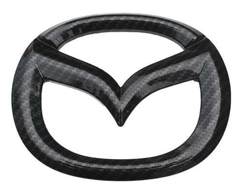 Emblema Parrilla Mazda Cx30 Fibra Carbono 2022 2021 2020 23