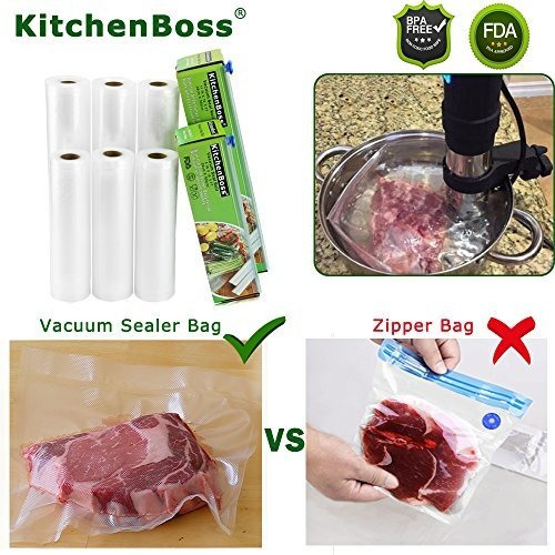 Bolsa De Rollos Para Sellador Al Vacio Kitchenboss, Paquete