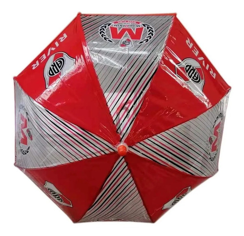 Imagen 2 de 5 de Paraguas Infantil River Plate Licencia Oficial Calidad Cesko