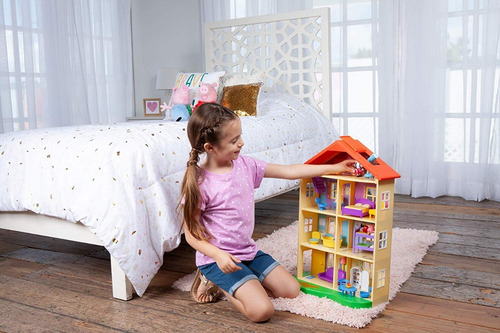 Imagen 3 de 6 de Peppa Pig Casa De Familia Playset Con Luces Y Sonido