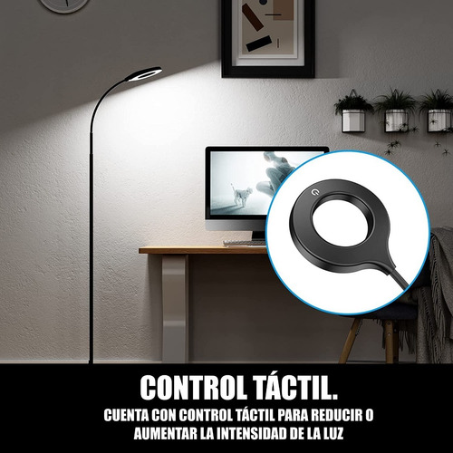 Imagen 7 de 8 de Lámpara De Pie Cuello De Cisne Led. Exito Corp