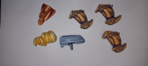 Coleção Com 6 Totens Kinder Ovo Anos 90 Raridade (Usado)