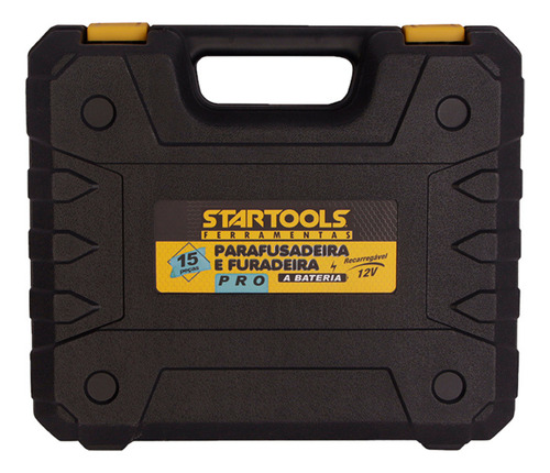 Parafusadeira Furadeira 12v 3/8 Com Maleta Brocas E Bits