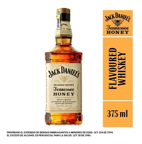 Jack Daniels Honey 375ml - mL a $189