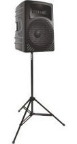 Imagem 3 de 3 de Mini Pedestal Tripé E Suporte Para Caixa De Som Acústica Ou Ativa Frete Grátis Torelli Hcp 20