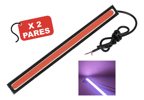 Par Mini Barras Led Cob 7w 17cm 12v Rosa Rosado Pink Fucsia