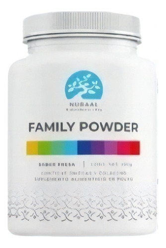 Nubaal Family Powder Omegas, Colágeno Y Vitaminas 300g Sabor Fresa
