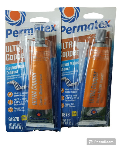 Silicón Permatex Ultra Copper Maxima Temperatura 