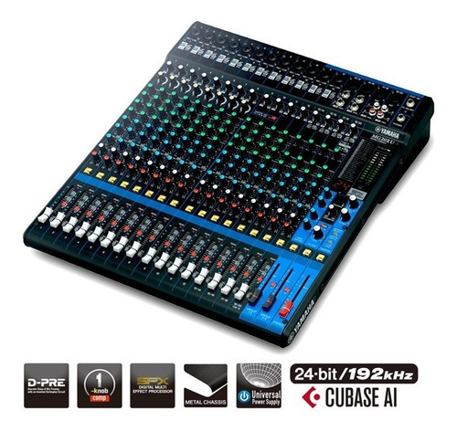 Yamaha Mg20-xu Consola Mixer Sonido 20 Canales Efectos Mg20xu
