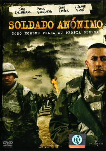 Soldado Anónimo ( Jake Gyllenhaal Jamie Foxx ) Dvd Original