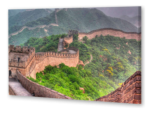 Cuadro 30x45cm Muralla China Monumento Grande Piedra