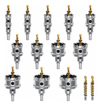 Comprar 12 Brocas sacabocado para metal duro carburo tungsteno 14-54mm wudkit