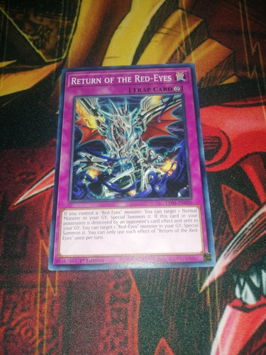 Return Of The Red-eyes Yu-gi-oh! Original Konami