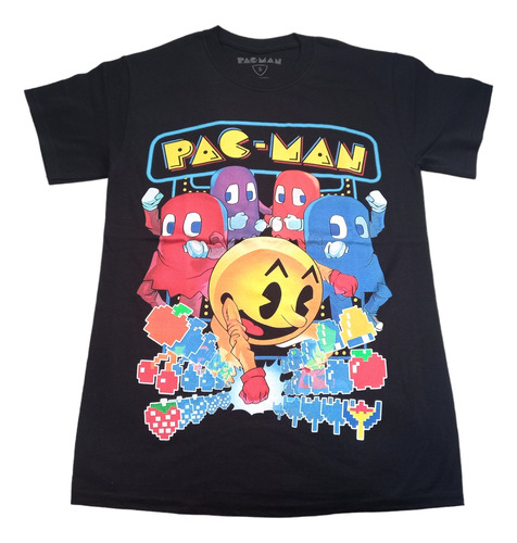 Pac-man Arcade Games Polera S Blackside