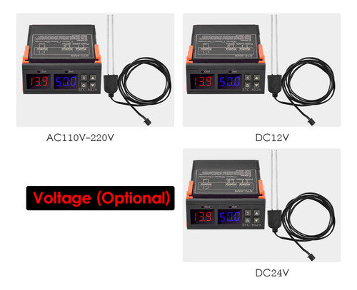 Higrómetro Digital 10 A Ac110v-220 V Sonda De Rango Con L