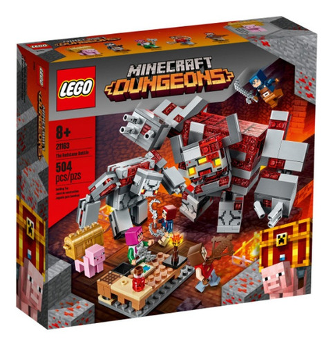 Imagem 1 de 4 de Lego Minecraft Dugeons - A Batalha De Redstone -21163- Lego