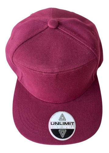 Gorro Visera Plana Panel Frontal Horizontal Unlimit Colores