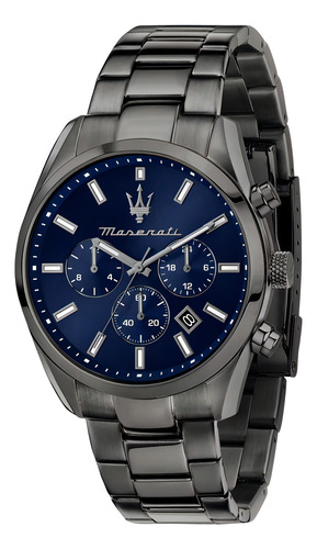 Relógio Maserati Attrazione R8853151012 Cor da pulseira: cinza escuro
