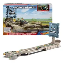 Comprar Pista De Juguete Hot Wheels Mario Kart Thwomp Ruins Luigi Color Crema