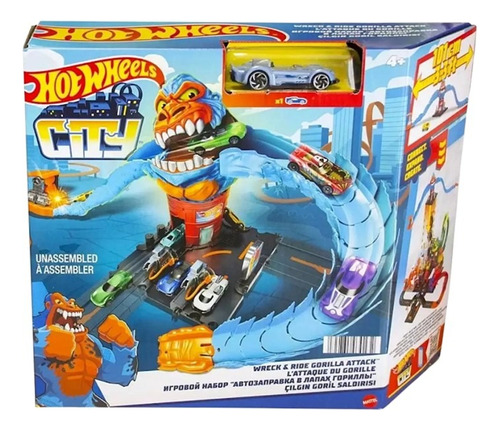 Hot Wheels City  Ataque Do Gorila Mattel