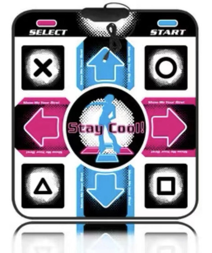 Imagen 2 de 5 de Alfombra Baile Xtreme Dance Pad Directo A Tv Rca Pc Usb