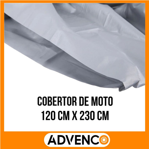 Funda Cobertor Moto Impermeable Lona Importado Cubre Advenco