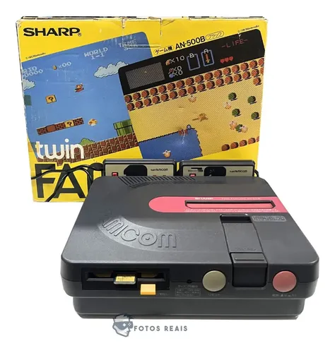 Console Sharp Twin Famicom (an-500b) Na Caixa | Parcelamento sem juros