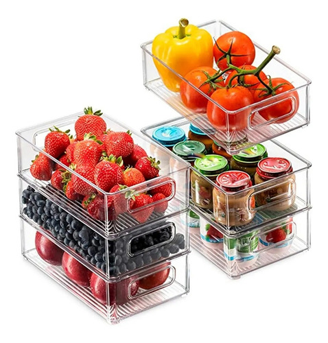 Imagen 3 de 9 de Organizador Cocina Frutero Almacenamiento Verdulero Set 6