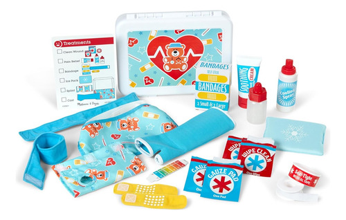 Melissa & Doug Kit Get Well Primeros Auxilios Con 25 Piezas