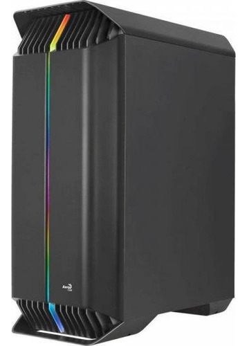 Gabinete Atx Aerocool Gladiator Preto Rgb Lateral Vidro
