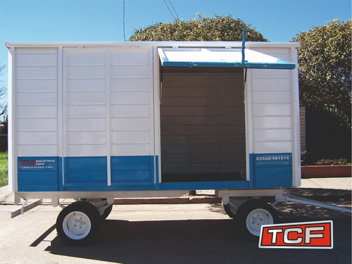 Acoplado Taller Rodante Trailer Cerrado Obrador 4 Y 5 Metros