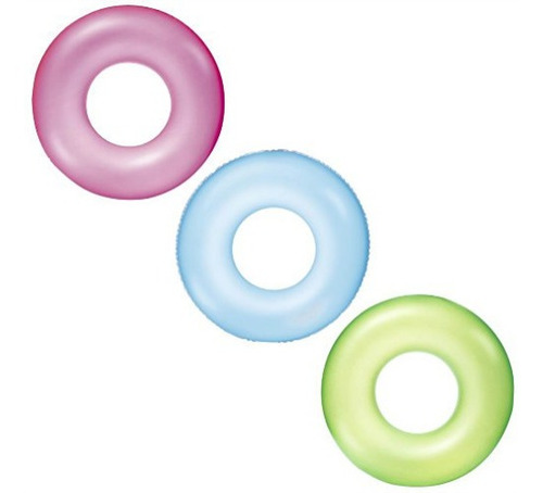 Imagen 2 de 2 de Flotador Neon Rosa 91 Cms Bestway
