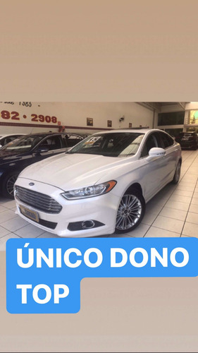 Ford Fusion 2.0 Gtdi Titanium Aut. 4p 2015 Branco Perolizado