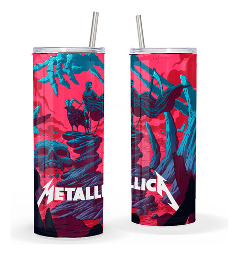 Termo Skinny Tumbler 20oz Metallica Death Valley